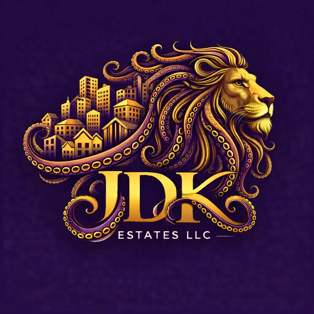 JDK Estates lion and city logo